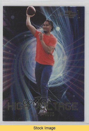2023 Skybox Metal Universe Champions High Voltage CJ Stroud Rookie RC READ 6kv