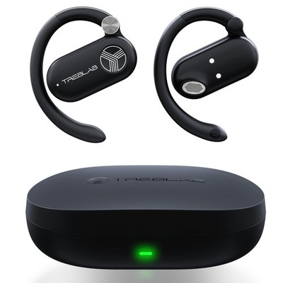 TREBLAB X-Open True Open Ear Wireless Earbuds, Lightweight, Dual Mic, 40H