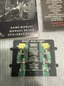 Iron Soldier (Atari Jaguar, 1994) Complete in Box! CIB!