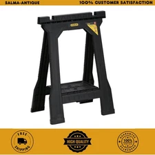 4 in. W x 32 in. H Plastic Folding Sawhorse (2 Pack)