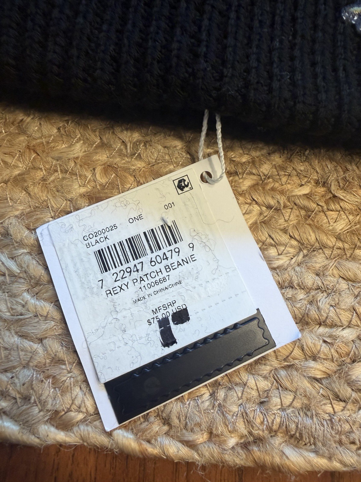 NWT Coach Rexy Patch Beanie Winter Hat Black Sold Out T Rex Dinosaur image 3
