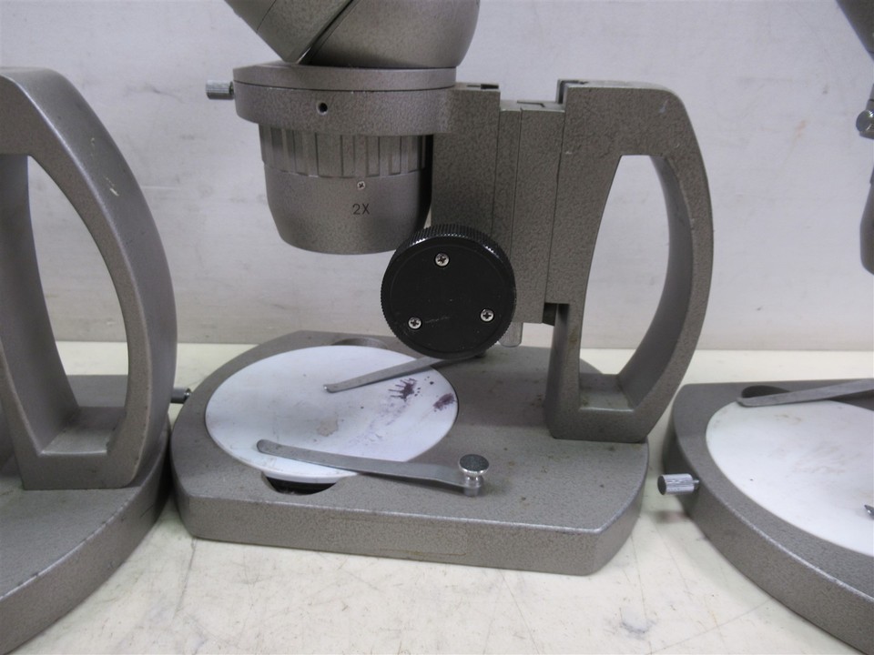 Microscopes Lot of 3 Olympus Binocular Stereo Microscopes VT-II Laboratory Student ...