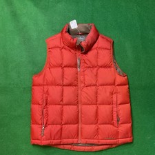 LL Bean Down Puffer Vest Youth Large Insulated Goose Down Jacket Outdoor