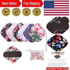 Heavy & Regular Flow Bamboo Charcoal Panty Liner Set - Eco-Friendly & Stylish