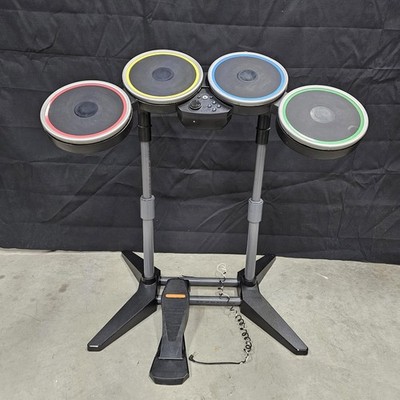 Rock Band Harmonix Wireless Drum Set Nintendo Wii Pedal No Dongle Untested