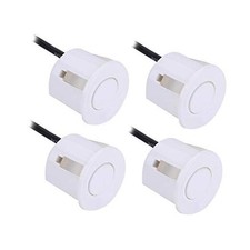 4Pcs Parking Sensor, Reversing Sensor Kit Reversing Aid Parking Parts White