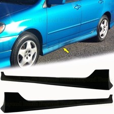 For 2003 04 05 06 2007 2008 Toyota Corolla Side Skirts Body Kit Factory S-style For 2003 04 05 06 2007 2008 Toyota Corolla Side Skirts Body Kit Factory S-style