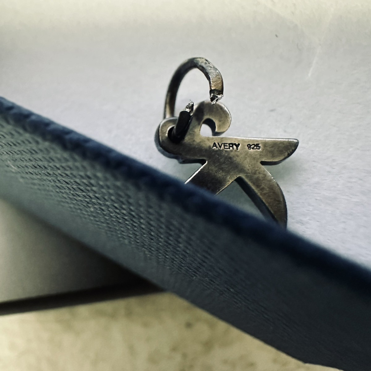 JAMES AVERY Sterling Silver SCRIPT INITIAL K Char… - image 4