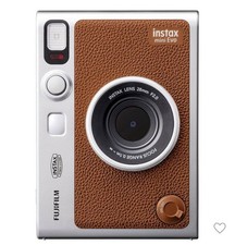 Fujifilm Instax Mini EVO Hybrid Instant Film Camera - Brown 16812534 New