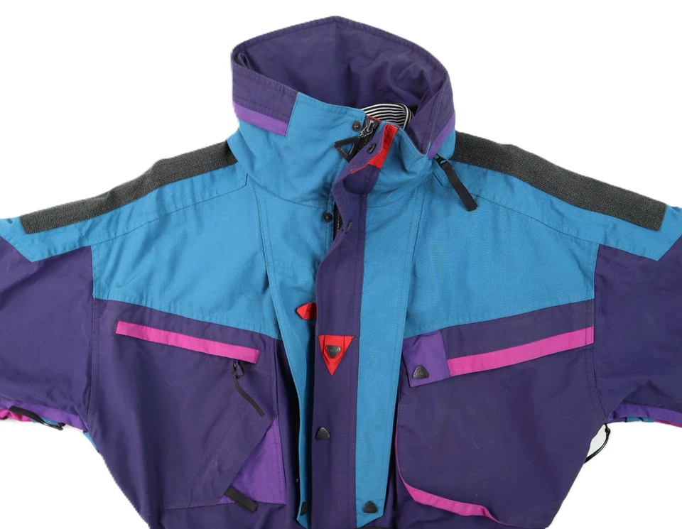HELLY HANSEN Equipe ESQUÍ EE. UU. Para hombres Mediano Traje de Nieve Una Pieza Retro Azul Mono Foto 3 de 4