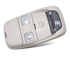 1998-2002 Dodge Ram Truck Tan Overhead Console Assembly W Bulbs