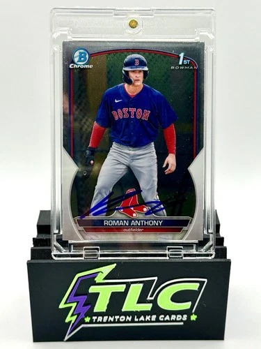 2023 Bowman Chrome Roman Anthony 1st On Card Auto BCP-71 🔥 Red Sox Top Prospect