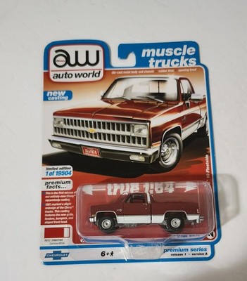 Auto World 1981 Chevy Silverado 10 Fleetside Muscle Trucks Release 1