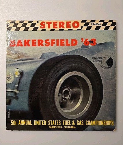Bakersfield '63: US Fuel & Gas Championships Vinyl LP ALBUM 1963 FRAMED 