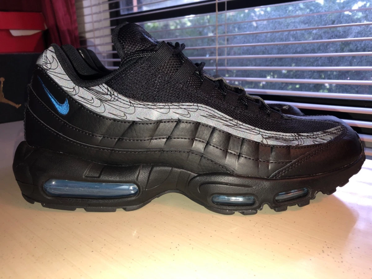 Nike Air Max 95 Black Dark Marina Reflective for Sale