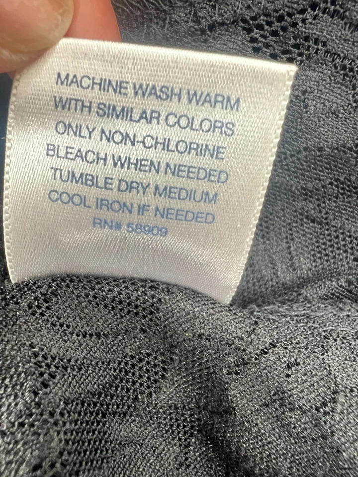 Cabernet S Black Satin Slip Dress Lace Inset Nightgown Lingerie 90s Romantic - Image 3 of 4