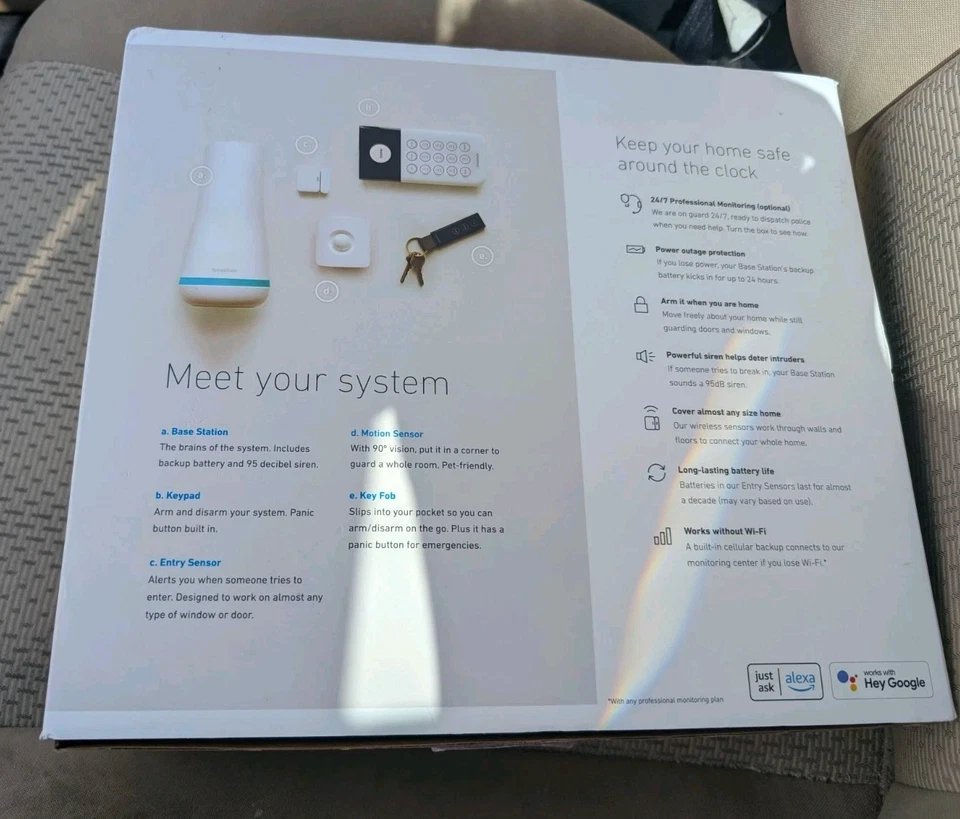 SimpliSafe Home Security System NIB 5 Piece Starter Set - Image 2 of 2