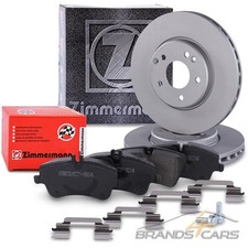 ZIMMERMANN BREMSSCHEIBEN + BELÄGE VORNE FÜR MERCEDES CLK C209 A209 200-350