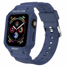 Watch Strap Rugged Bumper For Apple iWatch Series 9 8 7 6 5 3 2 1 SE Band Case