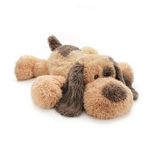 Floppy Stuffed Dog Puppy Plush Toy, Huggable Beagle Labrador Retriever Brown