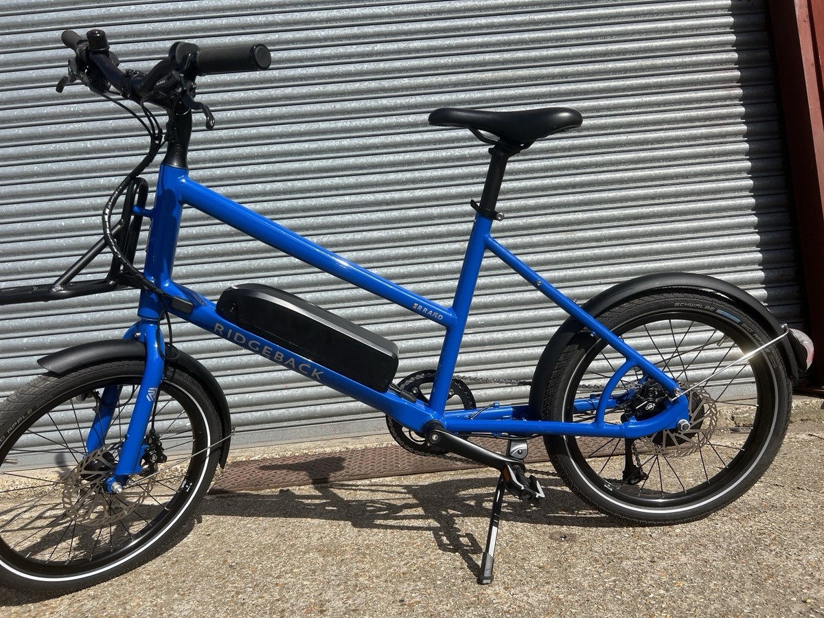 New Ridgeback Errand Cargo Bike (blue) UK