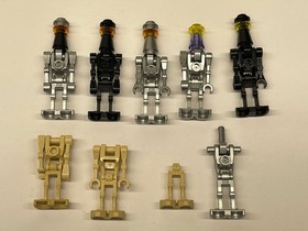 LEGO Assassin Droid Silver,black And Some Other Minifigure Star Wars Clones Lot