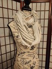 MAURICES beige knit Infinity Scarf- 64" x 22" — photo 4