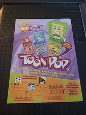 Toon Pop Nick Candy  2004 Print Ad 8X11 Vintage Great To Frame 