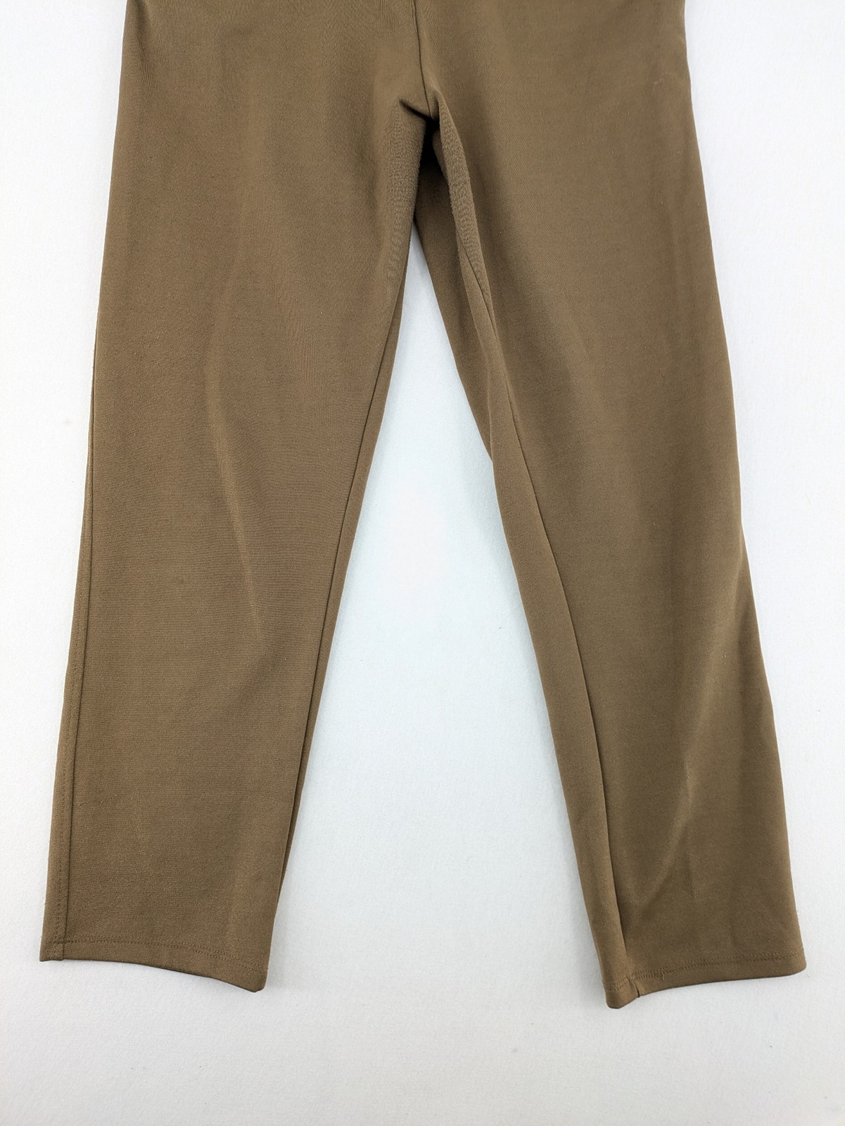 Zara Damen Hose Pants M Braun Gummibund Pull On Freizeit Jogger image 3