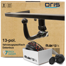 Für Opel Astra J 09- P10 Oris Anhängerkupplung abnehmbar & 13poliger E-Satz TOP
