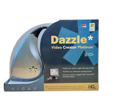 Dazzle Video Creator Platinum Open Box USB Video Capture Software