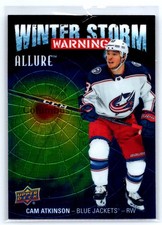 2019-20 Upper Deck Allure #WSW-17 Cam Atkinson Winter Storm Warning