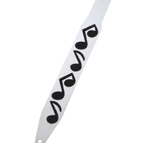 Axe Heaven Stevie Ray Vaughan White Music Note Miniature Guitar Strap*STRAP ONLY - Picture 2 of 2