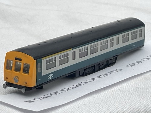 Graham Farish 8147 Spur N Class 101 3-Wagen DMU in BR blau / grau Karosserie Untergestell | Condition: For parts or not working