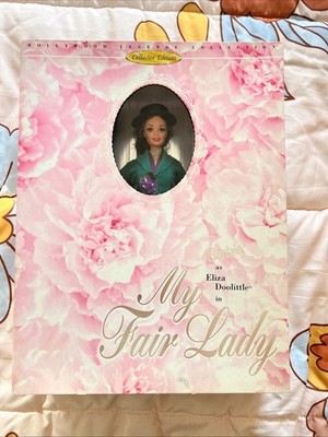 1995 Barbie as Eliza Doolittle in My Fair Lady Ascot Ensemble Doll Mattel 15497