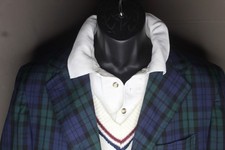 Vintage 1960s-70s J.PRESS Ivy League Plaid Blazer Union Made USA 80