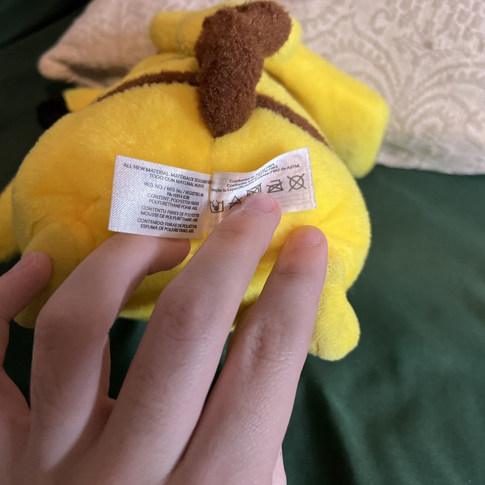 2019 Pokemon DETECTIVE PIKACHU with Hat 9" Stuffed Plush Wicked Cool