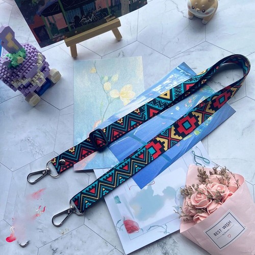 Adjustable Straps Handbag Wide Colored Straps Mobile Phone Rope for Unisex - Photo 9 sur 12