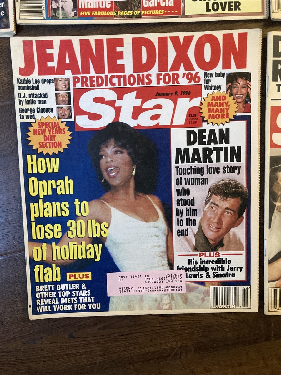 Star Magazine 10 Tabloids 1995-1996 Farrah Princes Di OJ