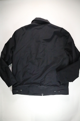 Mens Concepts By Claiborne Black Poly Tech Jacket Medium EUC | eBay