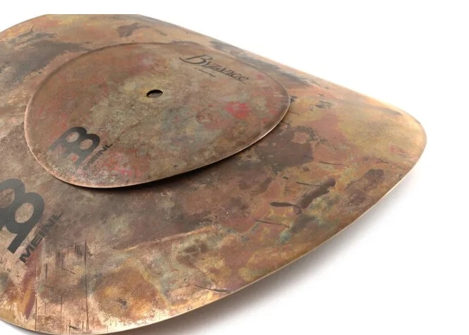 Meinl Cymbals Smack Stack Add-On 8 in. / 16 in. Cymbal Pack Byzance Vintage - Image 2 of 2