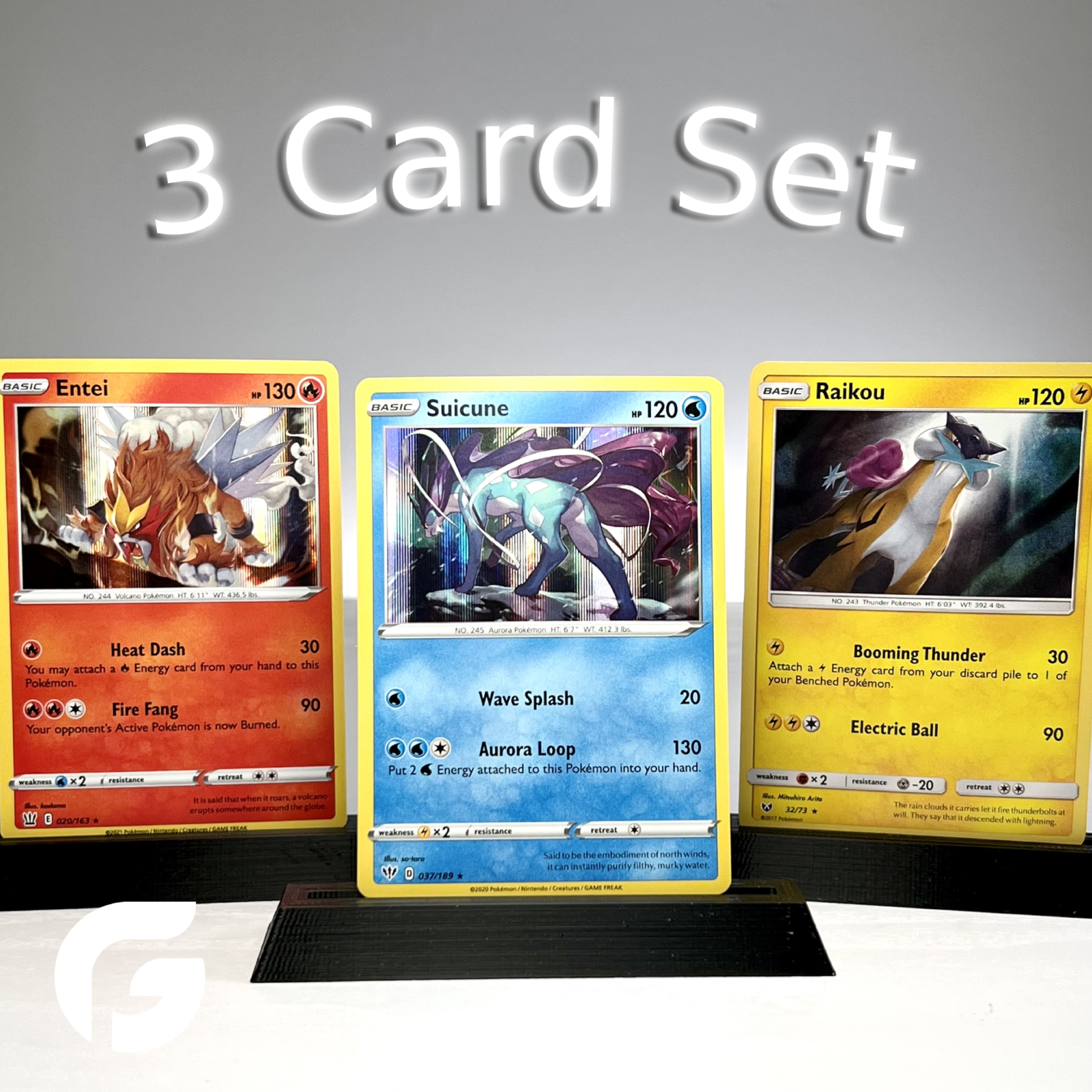 Best Buy: Pokémon Collector's Pin 3-Pack Blister (Raikou, Entei, or Suicune)  Trading Cards Styles May Vary 80295