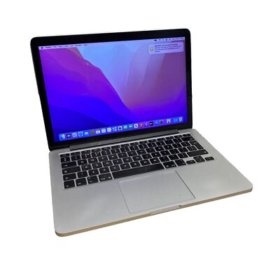 Apple MacBook Pro 13'' Retina (2015) 256GB SSD i5 2,7GHz 8GB Ram Running Monterey