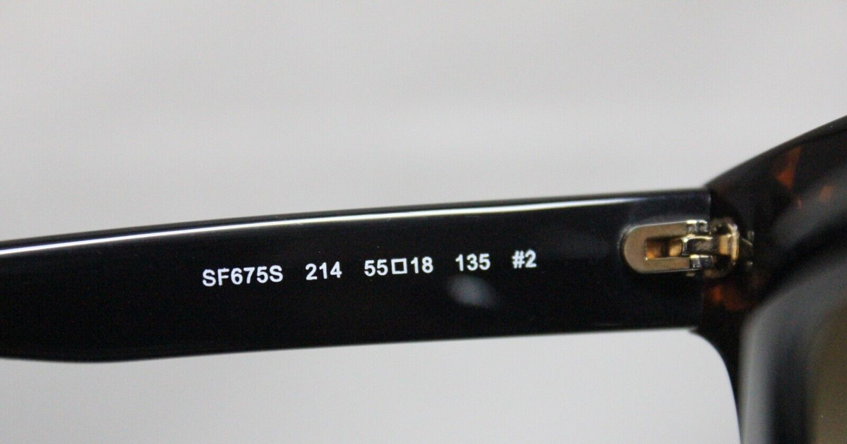 Ferragamo Sunglasses SF675S 214 Brown Tortoise Gradient 55-18-135 Italy w/Case Ferragamo Sunglasses SF675S 214 Tortoise Gradient Sunglasses  main image 3
