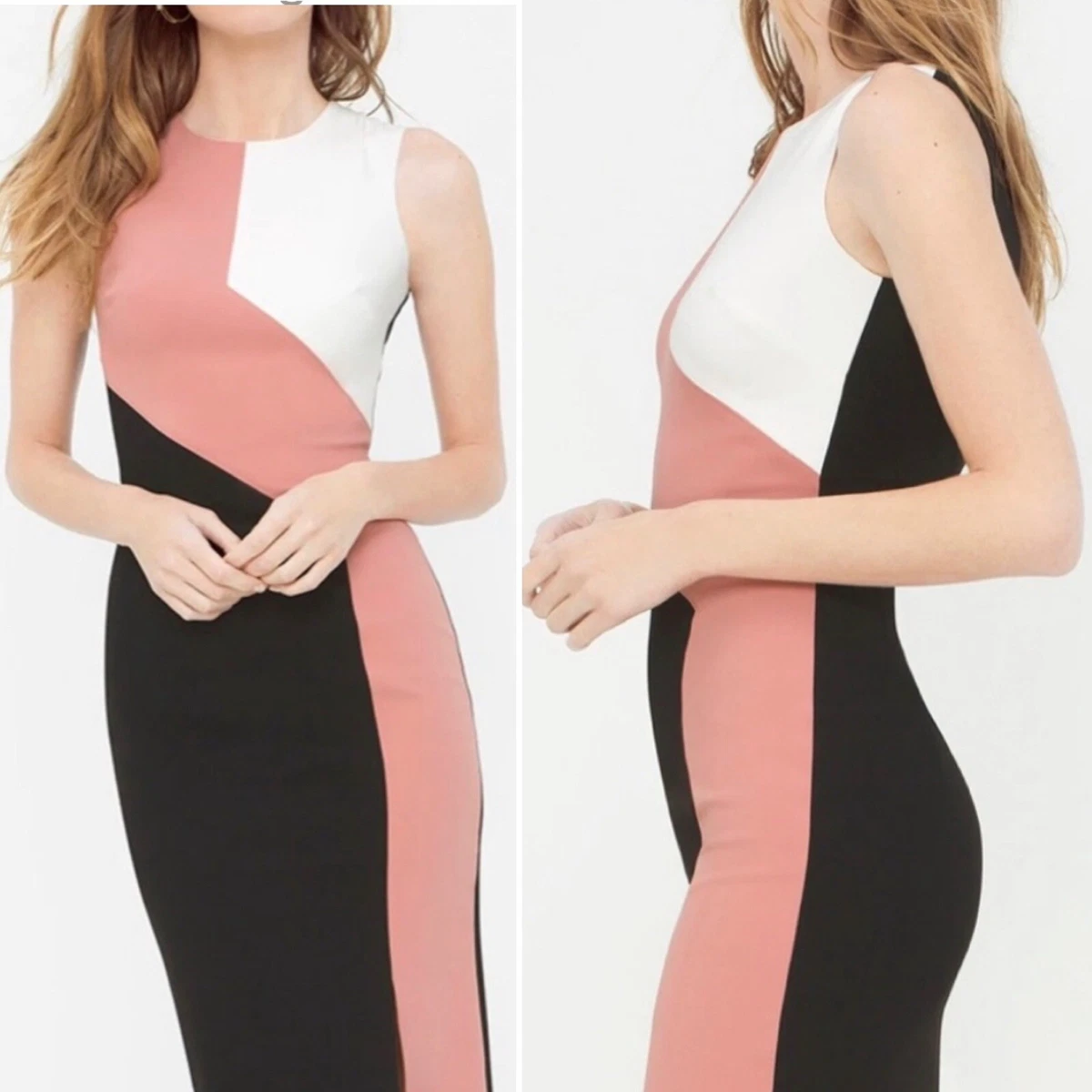 White house black clearance market colorblock dress