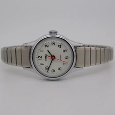 Vintage Timex BA CELL Three-Hand Quartz Women's Watch Sz. 5 1/2" New Battery