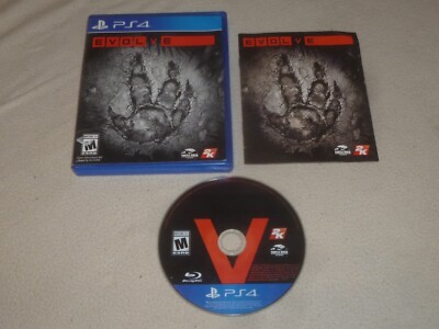 SONY PLAYSTATION 4 PS4 GAME EVOLVE COMPLETE W CASE & MANUAL 2K