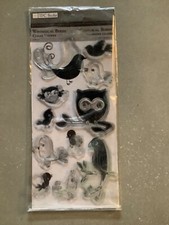 TPC Studios Clear Stamps  WHIMSICAL BIRDS  OWLS  NEW