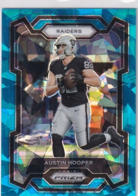 Panini Prizm 2023 Karte NFL No. 172 Austin Hooper Blue Ice 32/99