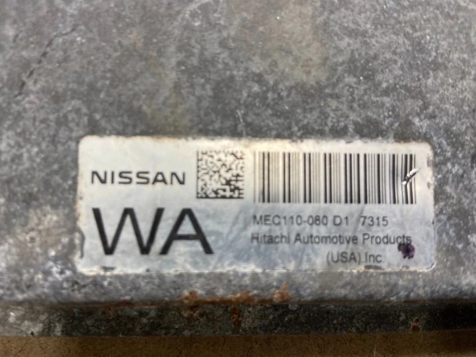 Модуль управления двигателем 2007 Nissan Sentra 2,5 л mec110-080 d1 M9617 DG - Изображение 3 из 4